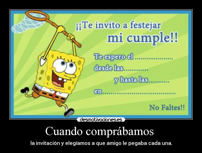 Cuando comprábamos -