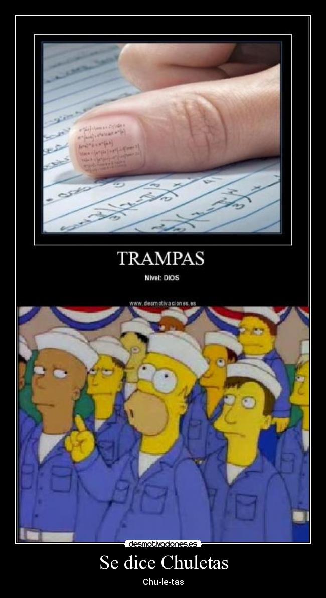 Se dice Chuletas - Chu-le-tas