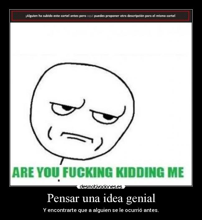 Pensar una idea genial - 