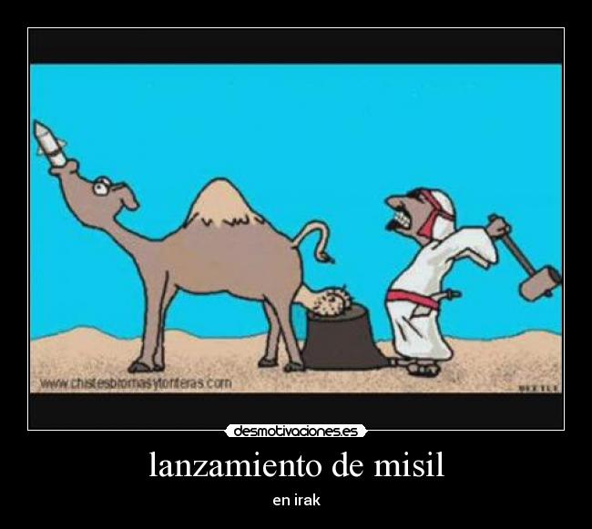 lanzamiento de misil - en irak