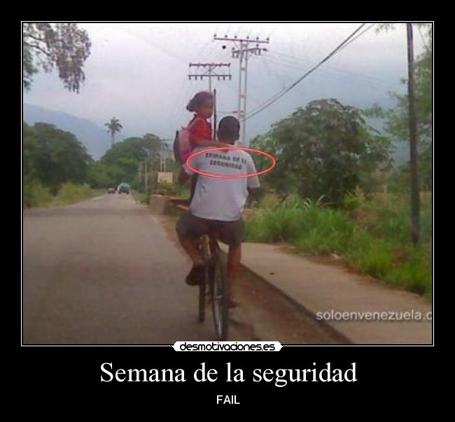 Semana de la seguridad - FAIL