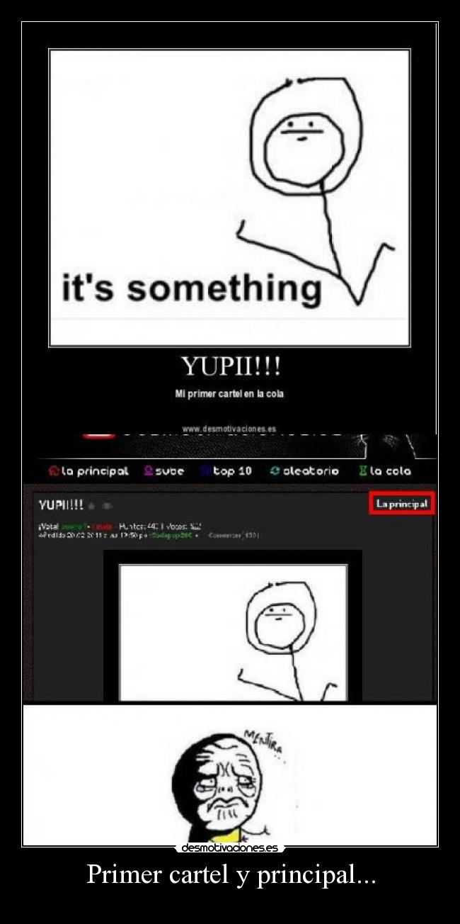 carteles its something cartel principal cola primer mentira desmotivaciones