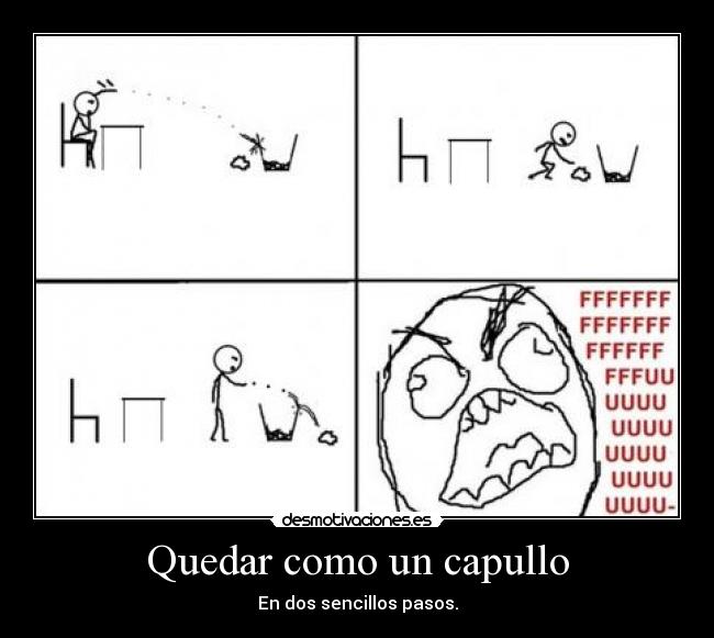 Quedar como un capullo - 