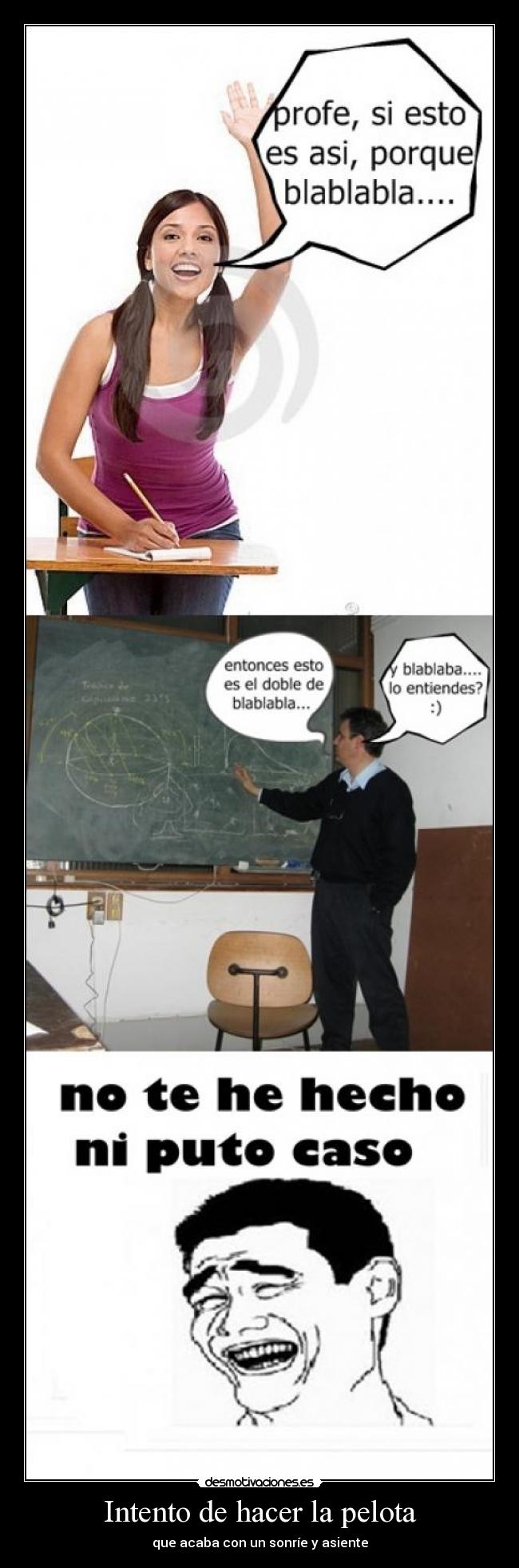 Intento de hacer la pelota -