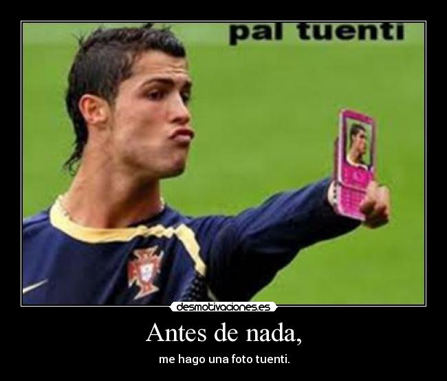 Antes de nada, - 