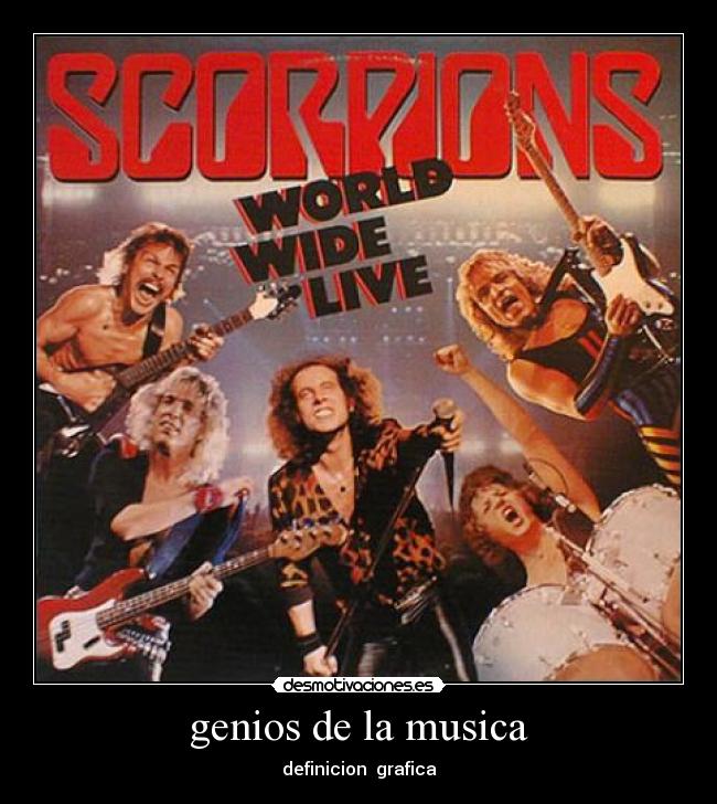 genios de la musica - definicion  grafica