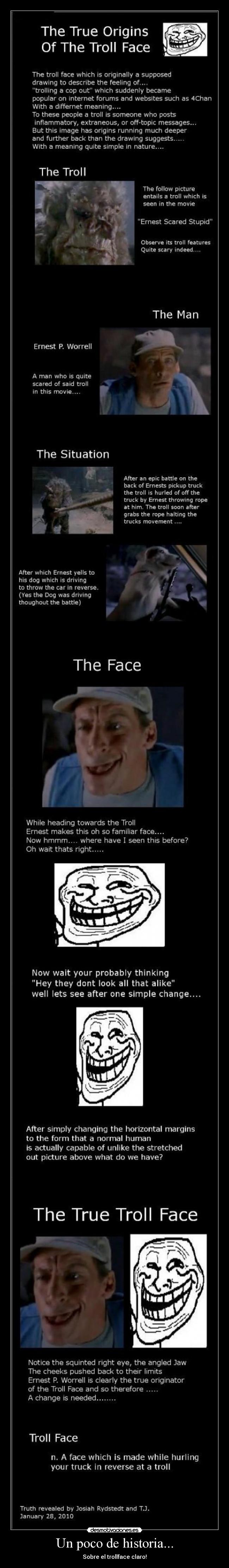 Un poco de historia... - Sobre el trollface claro!