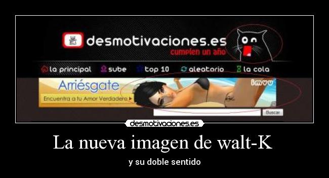 La nueva imagen de walt-K -