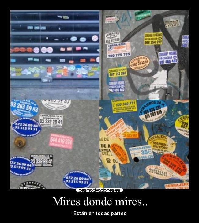 Mires donde mires.. - ¡Están en todas partes!