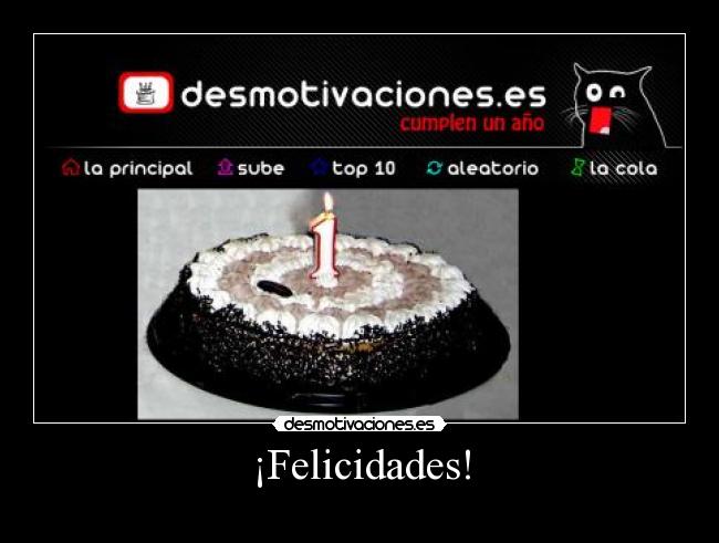 ¡Felicidades! -