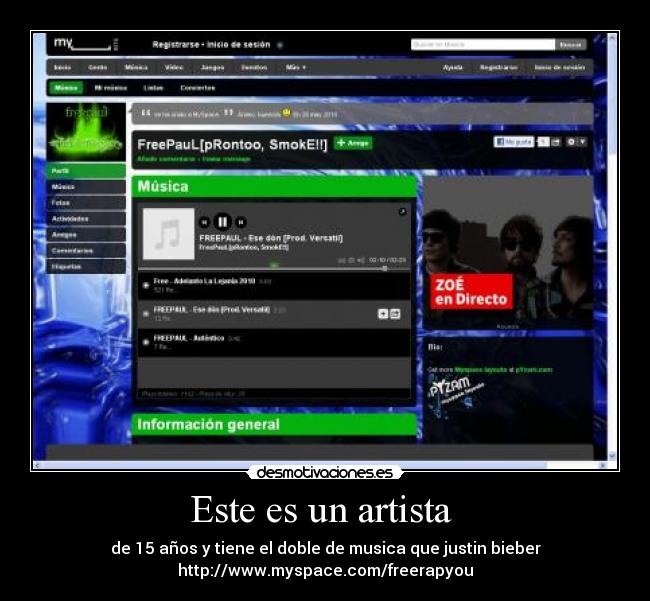 Este es un artista  - 