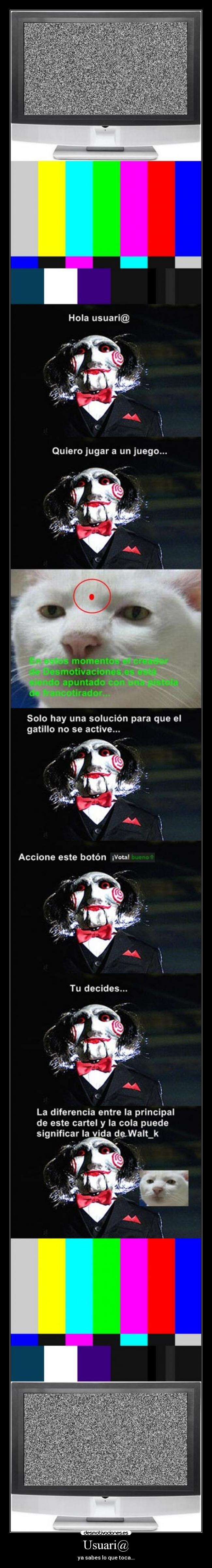 Usuari@ - ya sabes lo que toca...