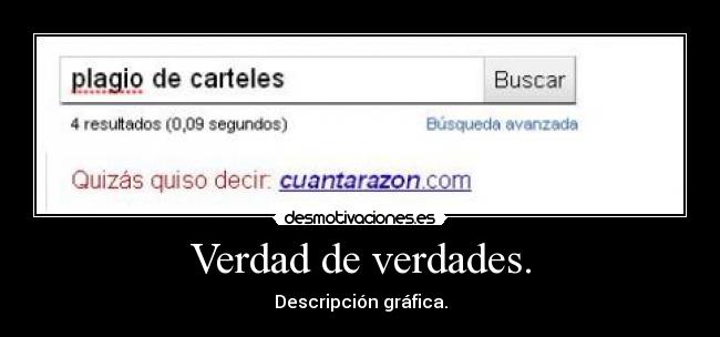 Verdad de verdades. - Descripción gráfica.
