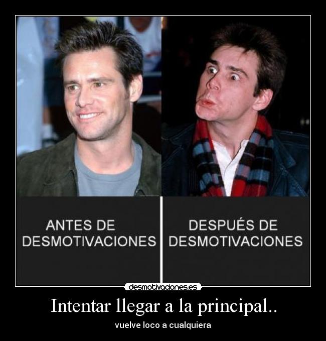 carteles jim carrey caras loco principal desmotivaciones