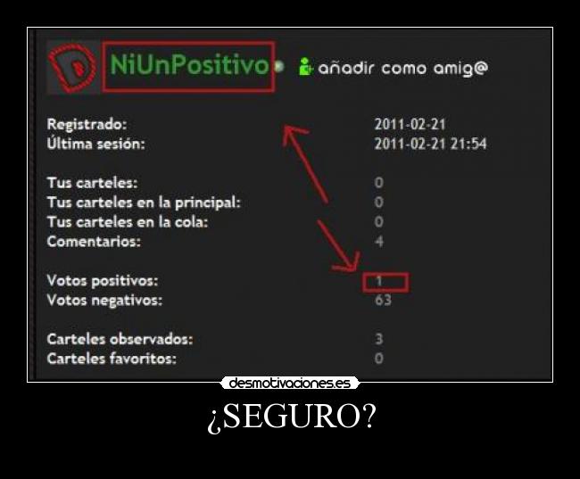 ¿SEGURO? -