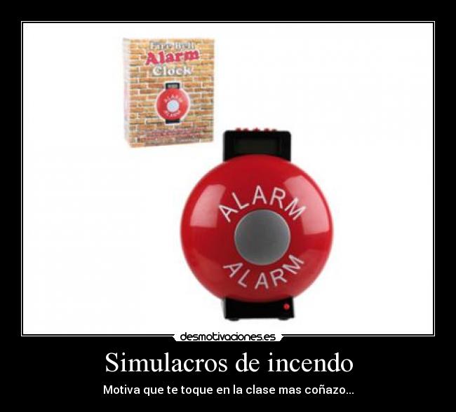 Simulacros de incendo - 