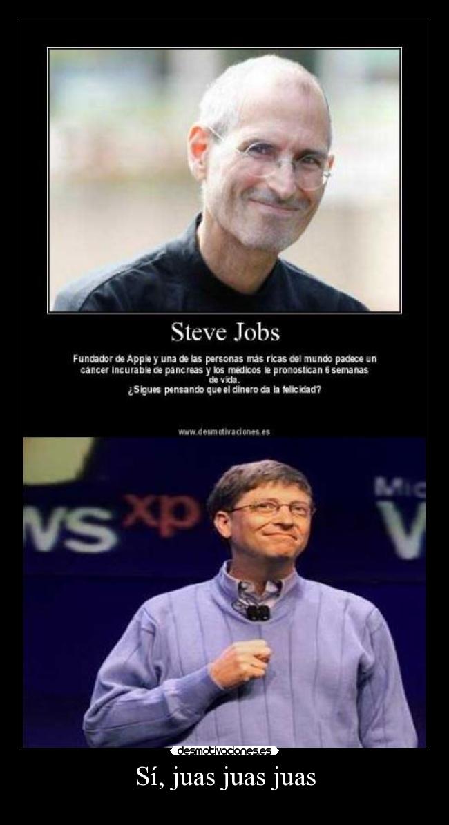 carteles gates jobs desmotivaciones
