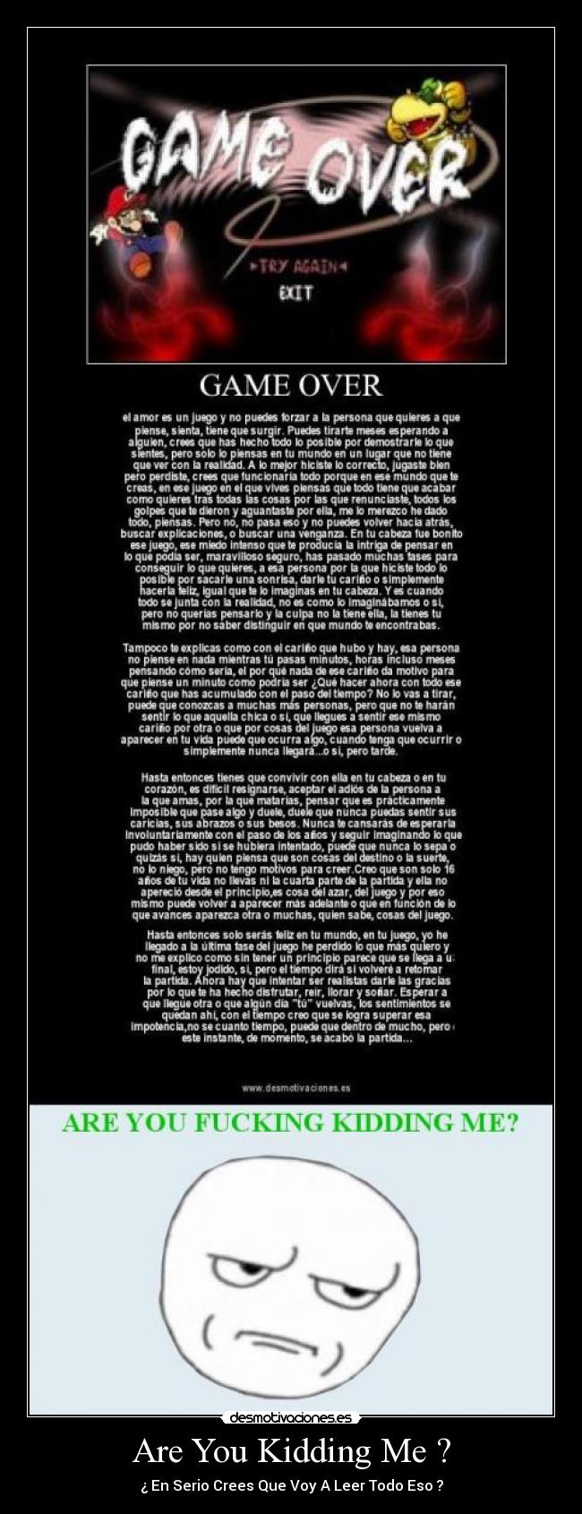 Are You Kidding Me ? -