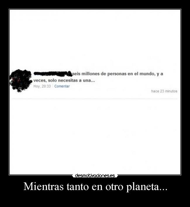 Mientras tanto en otro planeta... - 