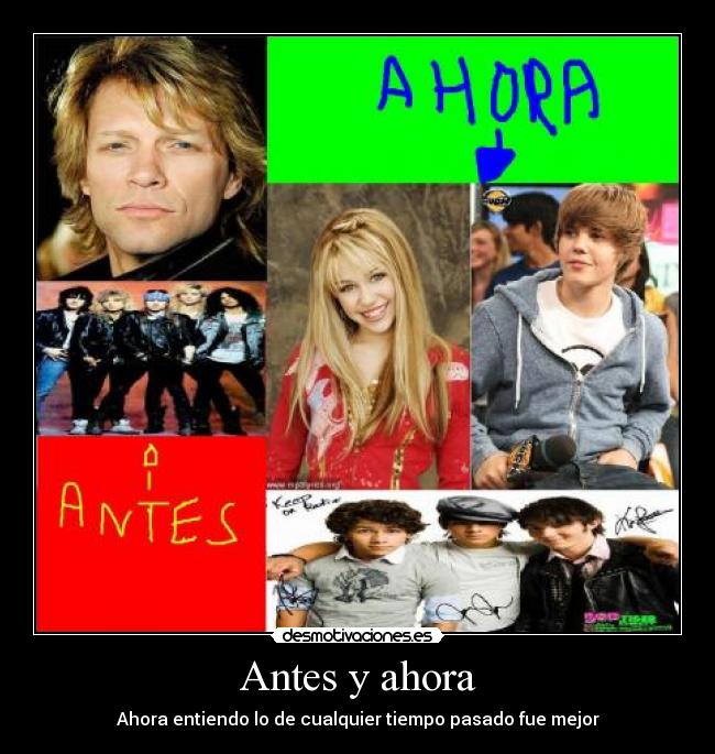 Antes y ahora - 