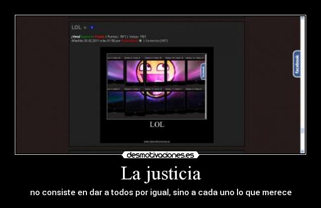 La justicia -
