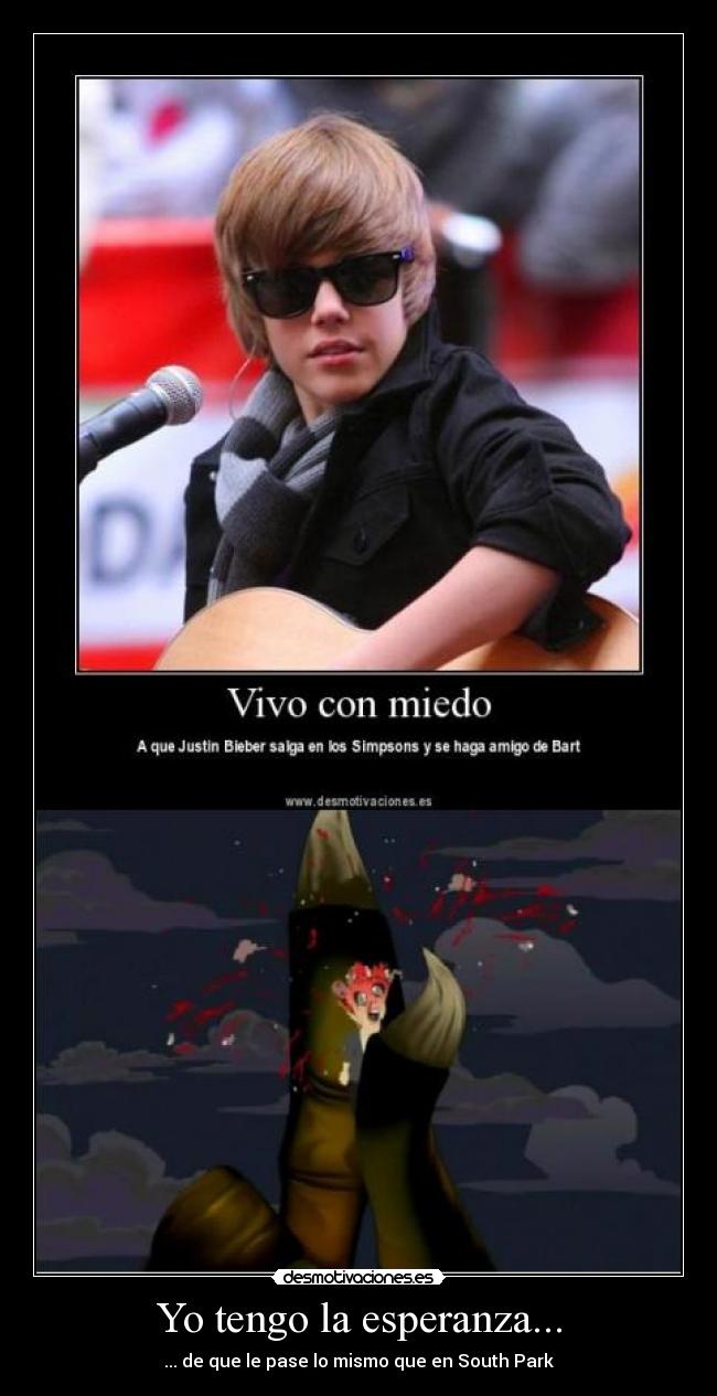 Yo tengo la esperanza... -