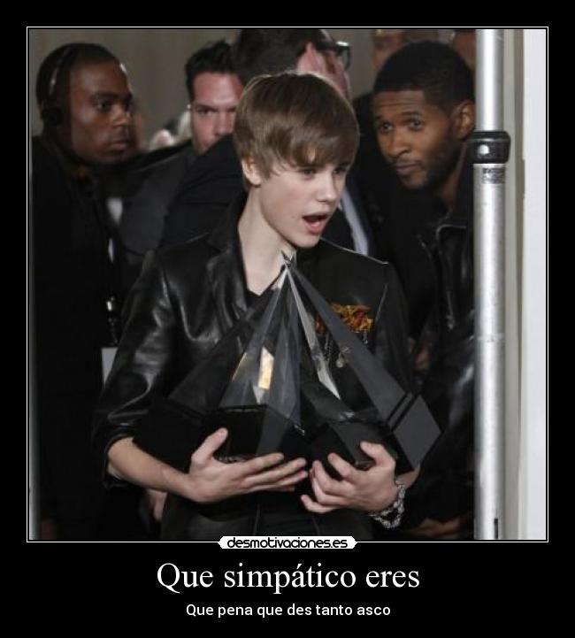 Que simpático eres -