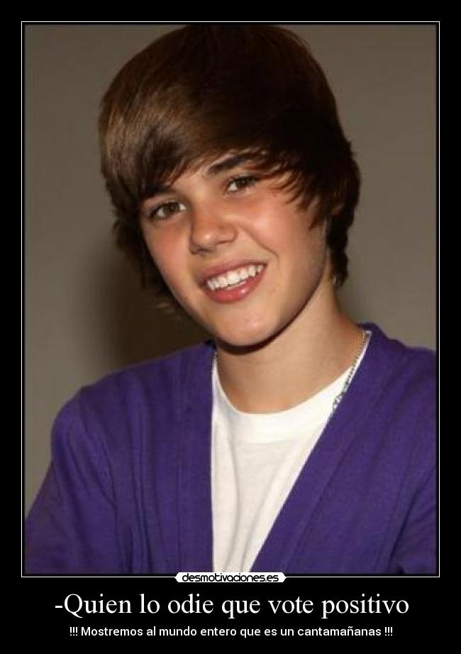 -Quien lo odie que vote positivo - !!! Mostremos al mundo entero que es un cantamañanas !!!