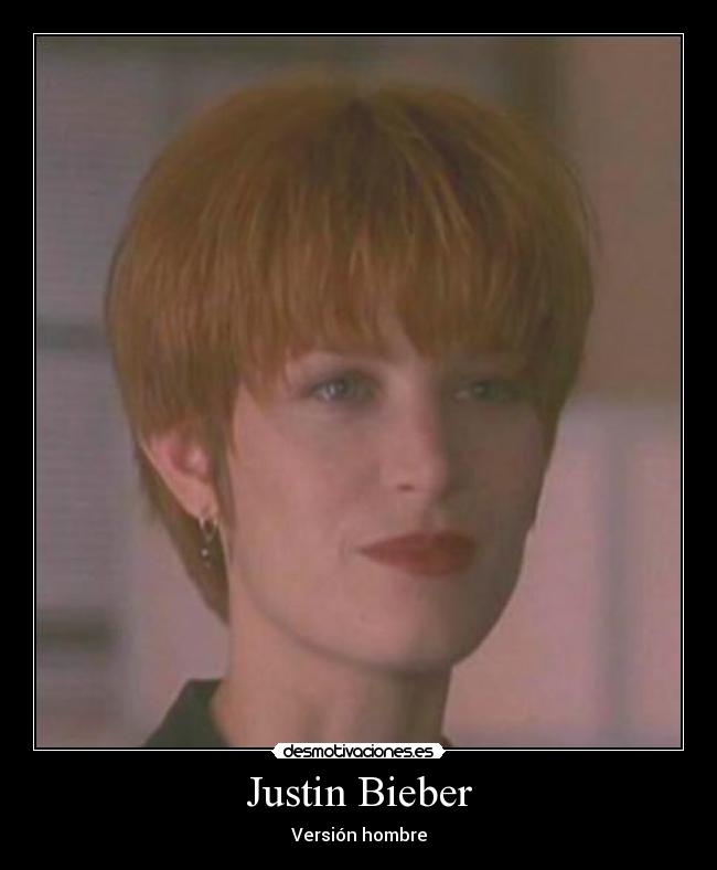 Justin Bieber - Versión hombre
