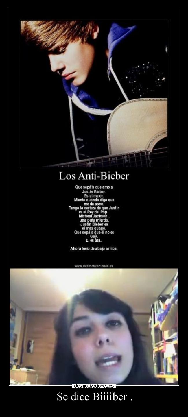 Se dice Biiiiber . - 
