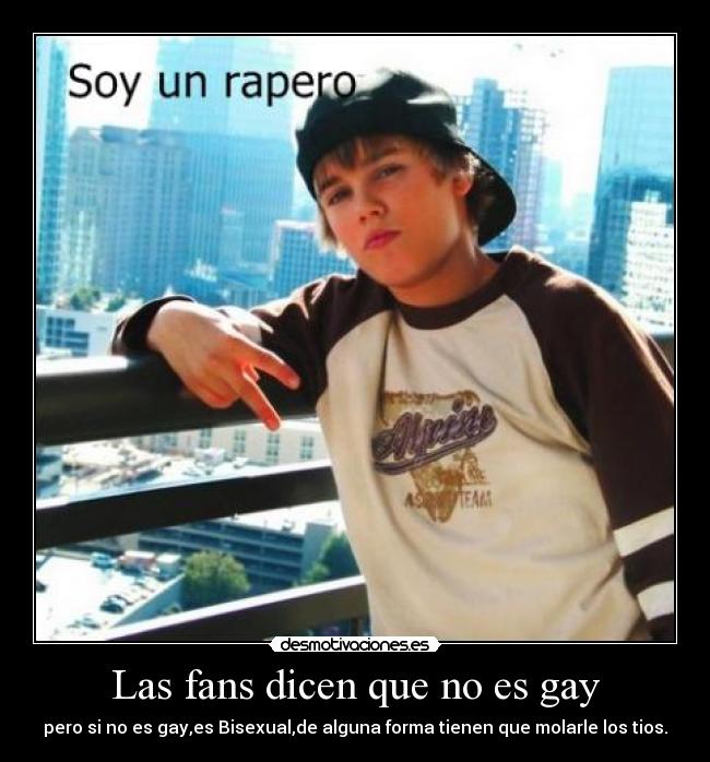 Las fans dicen que no es gay -
