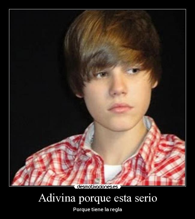 Adivina porque esta serio - 