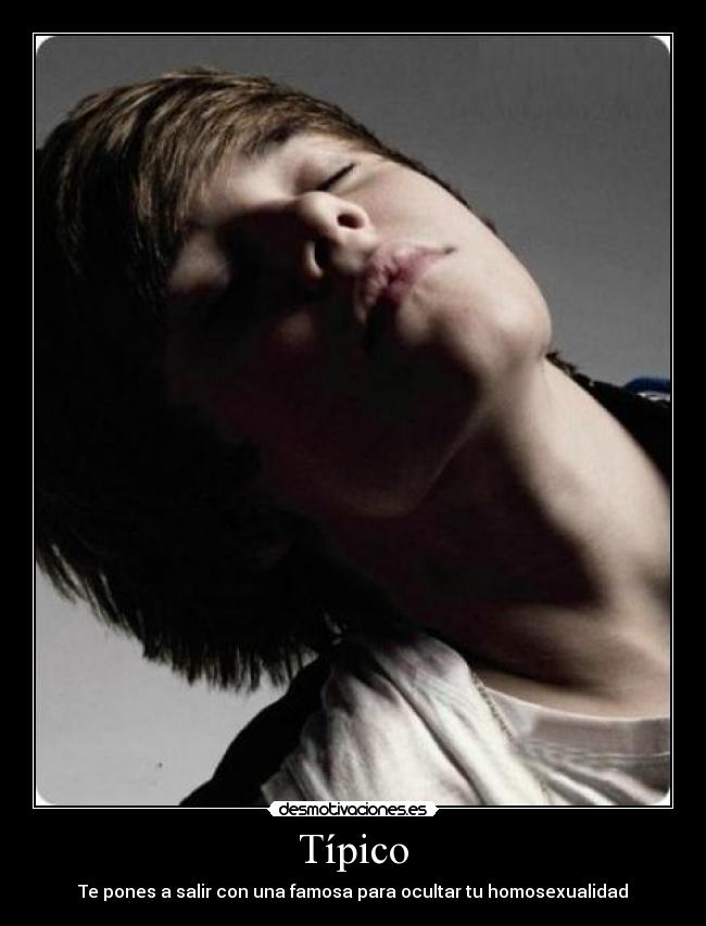 Típico - Te pones a salir con una famosa para ocultar tu homosexualidad