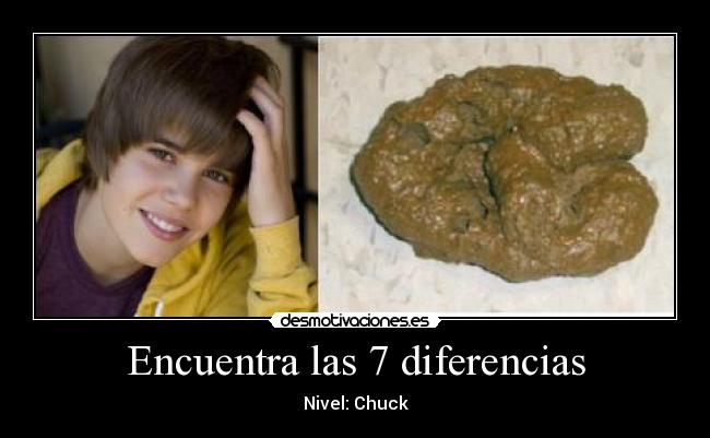 Encuentra las 7 diferencias - Nivel: Chuck