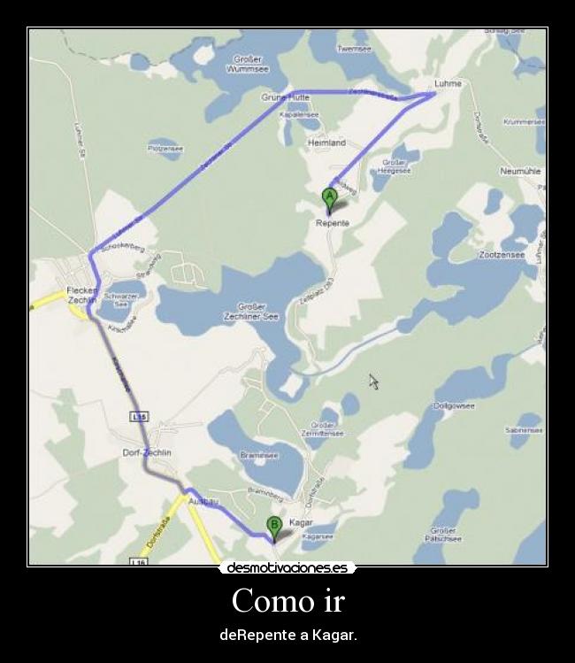 Como ir - deRepente a Kagar.