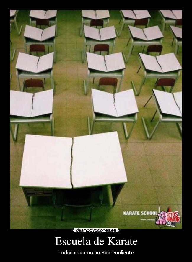 Escuela de Karate - Todos sacaron un Sobresaliente