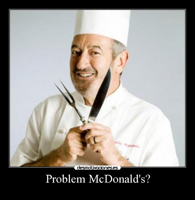 Problem McDonalds? -