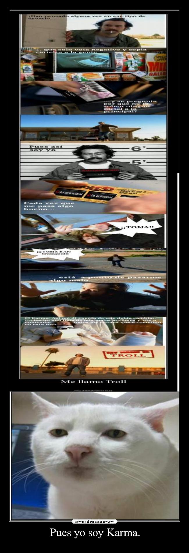 carteles karma desmotivaciones