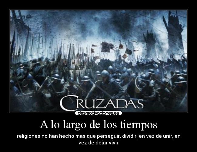 carteles religiones contra aspo desmotivaciones