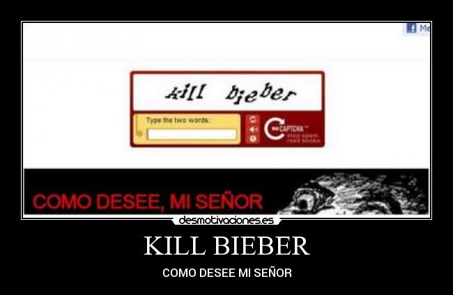 KILL BIEBER -