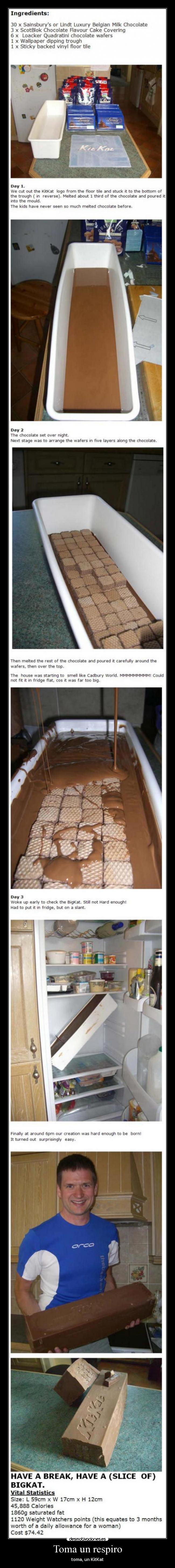 Toma un respiro - toma, un KitKat