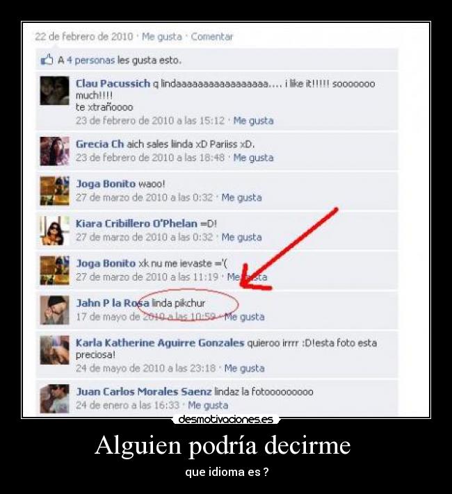 Alguien podría decirme -