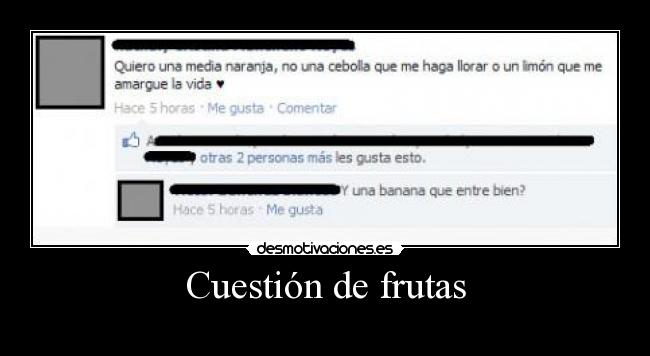 Cuestión de frutas -