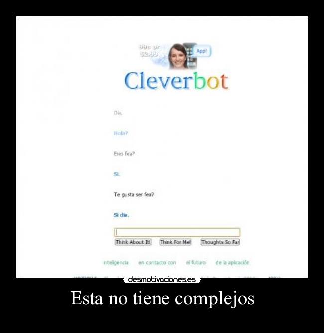 Esta no tiene complejos - 