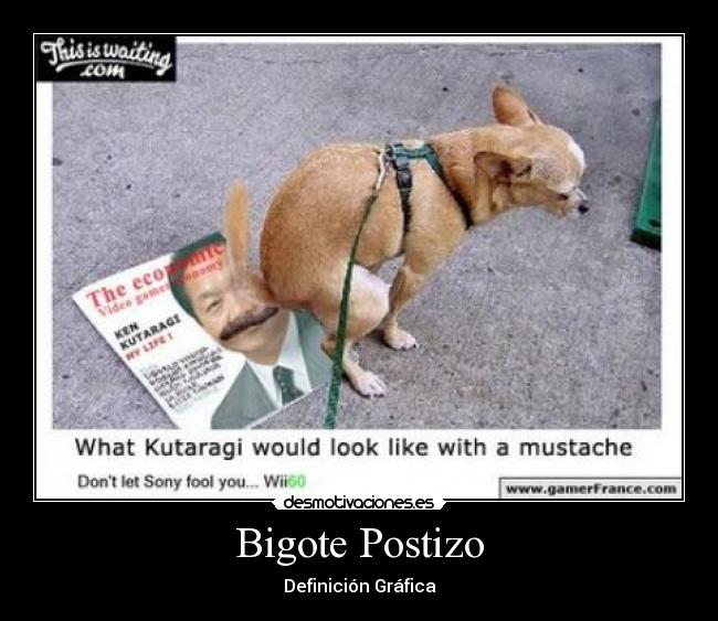 Bigote Postizo - Definición Gráfica