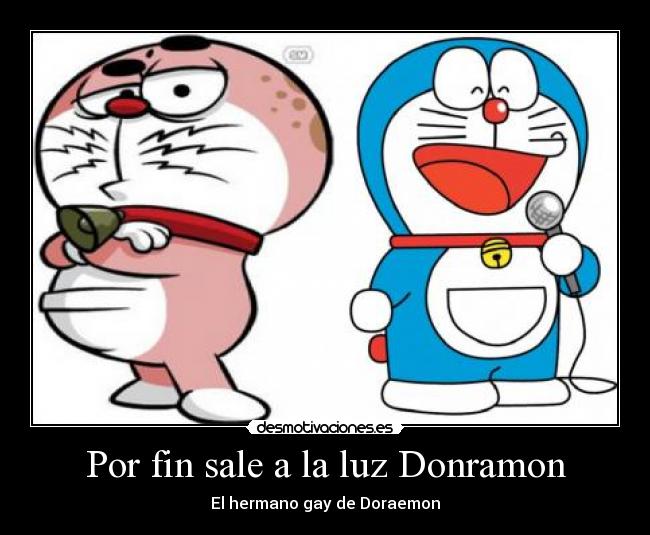 Por fin sale a la luz Donramon - El hermano gay de Doraemon