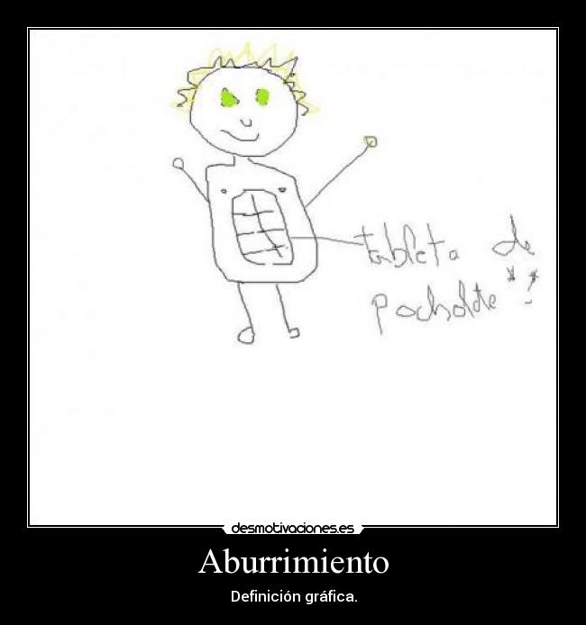 Aburrimiento - Definición gráfica.