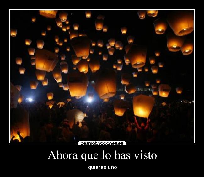 Ahora que lo has visto -