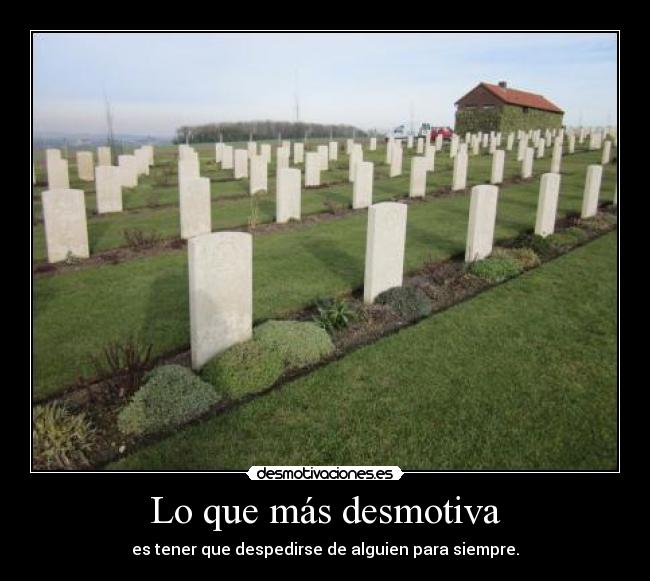 Lo que más desmotiva -