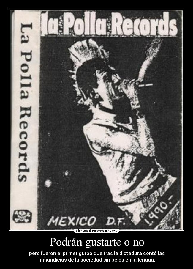 Podrán gustarte o no -